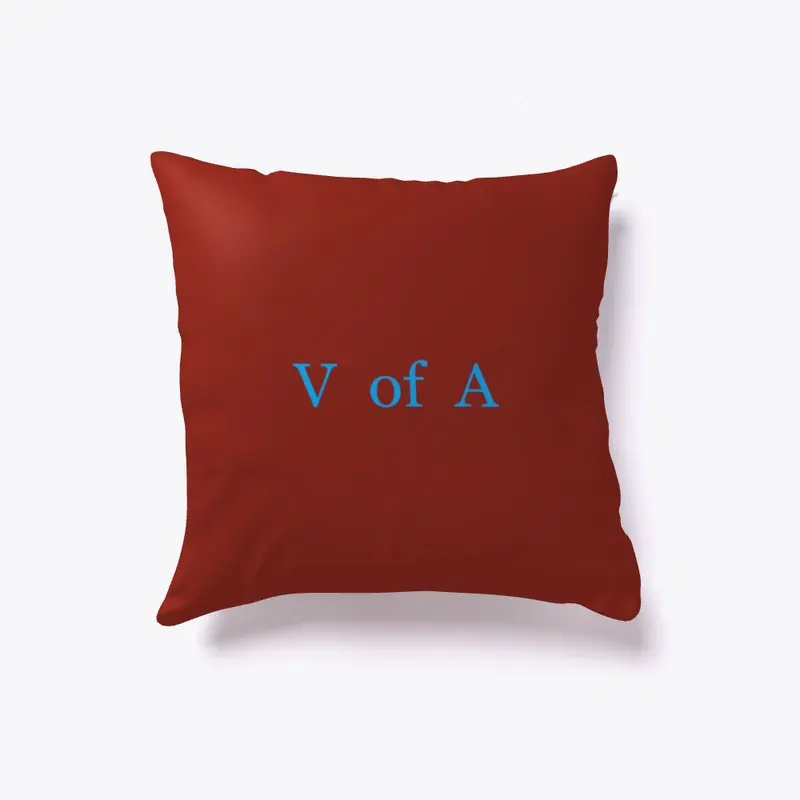 V of A Blue on Red Custom Poster